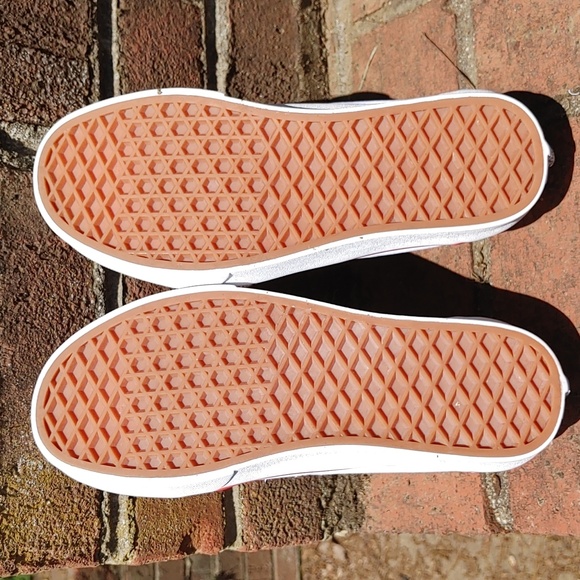 Vans Unisex Old School Rainbow Foxing True White Sneaker Size 7 - Picture 8 of 9